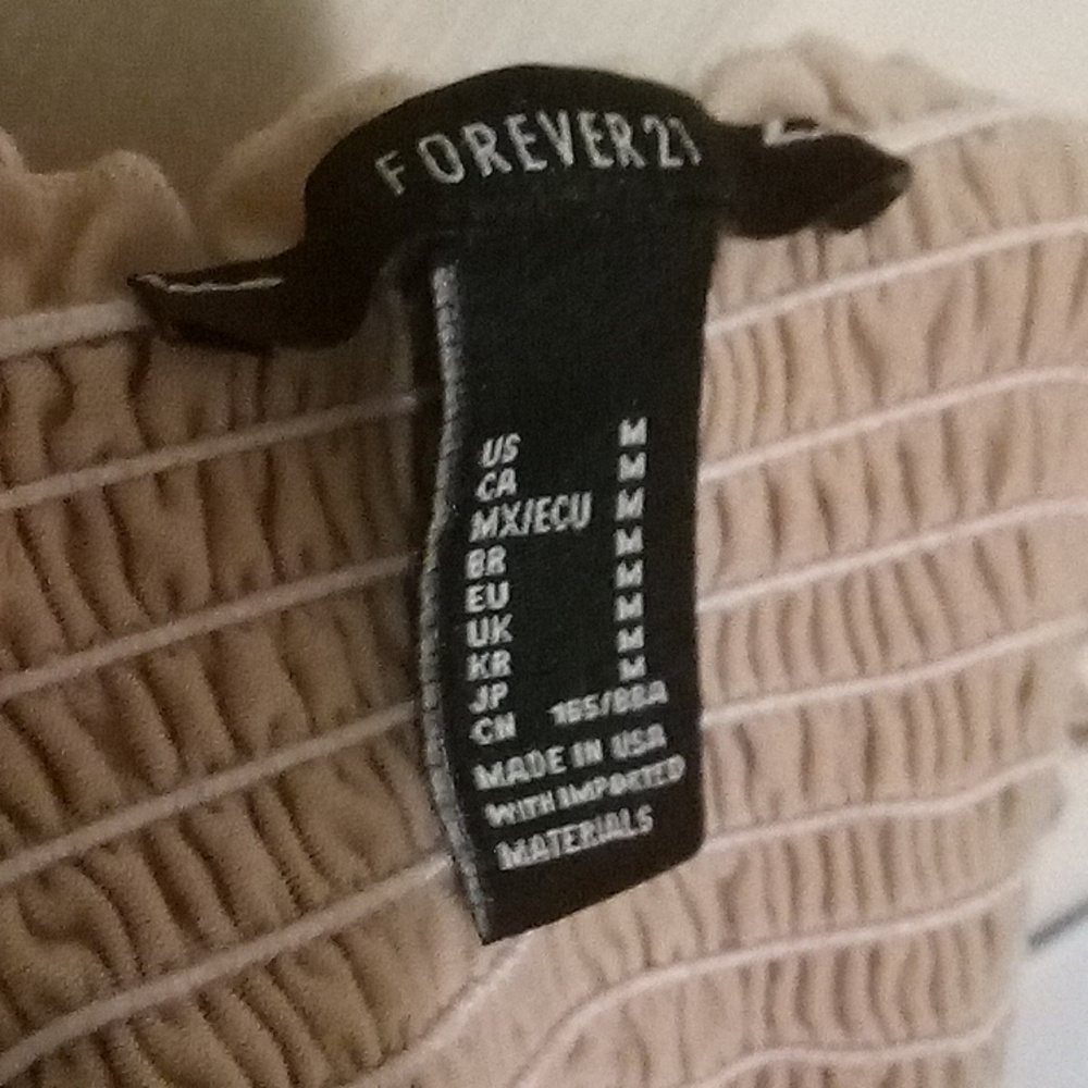 (Clearance) Forever 21 Powder Pink Tube Top - Picture 4 of 6